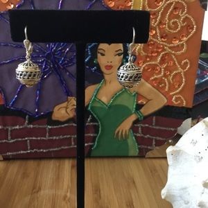 Vintage Sterling Silver Filigree Ball Earrings 1”💥💥HOLDING FOR GRACIE💥💥